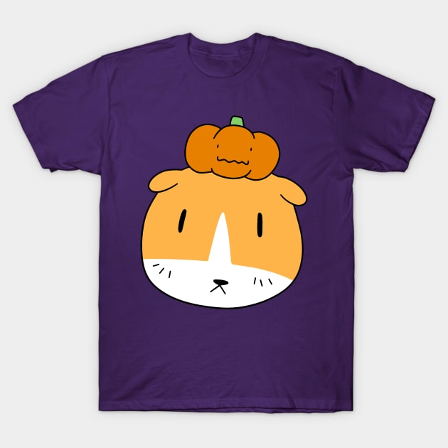 Little Pumpkin Guinea Pig Face T-Shirt by saradaboru